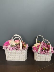Mother’s Day Bouquet Bag – Σύνθεση σε Tweed Τσαντάκι